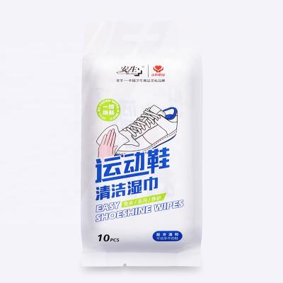 China Shoes Factory Wholesale Wet Cleaning Shoes Cloths For Leather Disposable Wet Cloths Cleaner Shoes Sneaker Cloth for sale