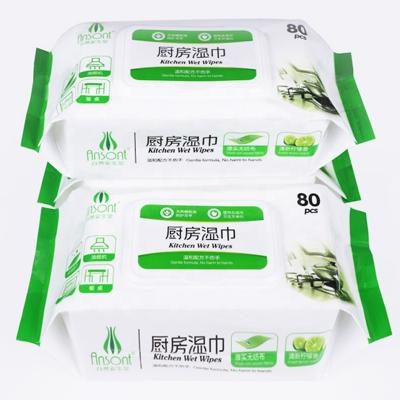 China Household Disposable Cleaning Multi Functional 40gsm And 45gsm Cotton Cleaning Wet And Dry Kitchen Wet Cloths for sale