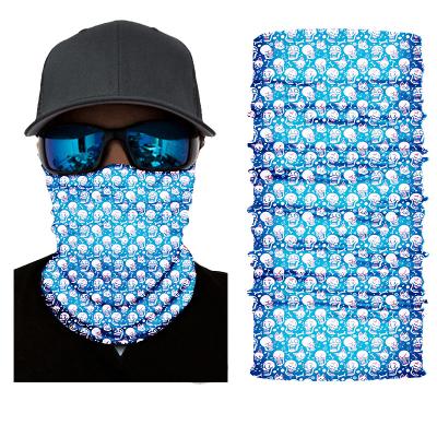 China Sunscreen Recycle Polyester Tube Bandana Custom Material LOGO Neck Gaiter Eco Protection Sports Face Bandana for sale