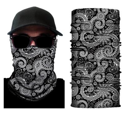 China Popular 3D Printing Multifunctional Tube Headwear Seamless Custom Fishing Cooling Bandana for sale