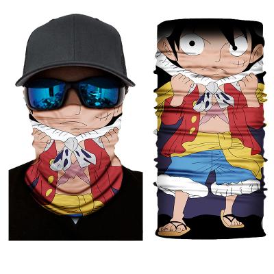 China Newest Popular Cartoon Characters Seamless Neck Tube Custom Multifunctional Bandana for sale