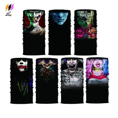 China Yiwu Leo Apparel Custom Sublimation Printing Multifunctional Polyester Tube Seamless Bandana For Outdoor Sports for sale