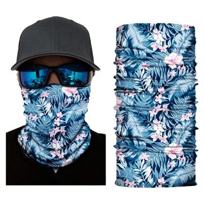 China 2021 Multifunctional Wholesale Face Mask Flower Neck Cuff Face Warmer Tube Recycling Bandana for sale