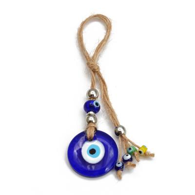 China Health Care Institute 2021 Evil Eye Turkish Blue Cars/Bag/Phone/Lanyard Amulet Gift Hanging Ornament Protection Nazar Key Chain for sale