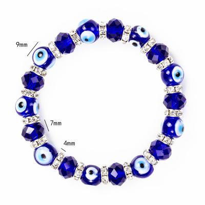 China Evil Eye Religious Wholesale Turkish Talisman Bracelet Blue Eye Jewelry Evil Eye Protection Bracelet for sale