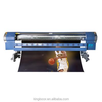 China 2021 New High Resolution Indoor Outdoor Large Format Flex Banner Solvent Advertising Printer With 8 Pcs KM512i Heads For Sale for sale