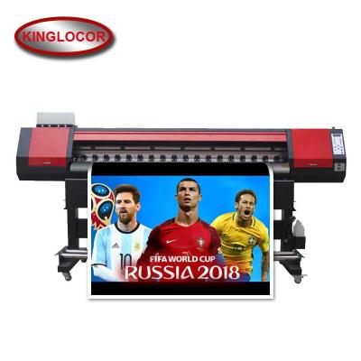 China Garment Shops 1.8m Digital Inkjet Printer For Vinyl Flex Banner Eco Solvent Printer With Latest EPS i3200 Head for sale