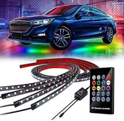 China RGB Car LED Strip Light Under Ultra Long Outdoor Car Lights Waterproof App Smart Remote Control Car Accent Neon Lights for sale