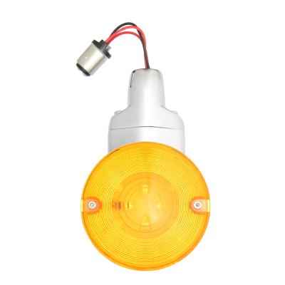 China Wholesal Lighting System Motorcycle LED Aluminum Auto Silver Turn Signal Light for sale