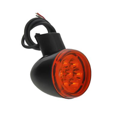 China Wholesale Aluminum Auto Motorcycle LED Lighting System Silver Black Turn Signal Light For Harley for sale