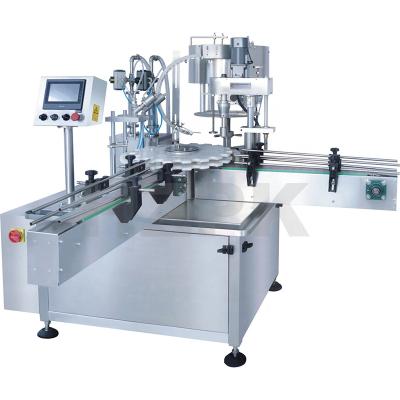 China Automatic Rotary Food HZPK Juice Paste Syrup Palm Medical Liquid Pharmaceutical Filling And Capping Machine for sale