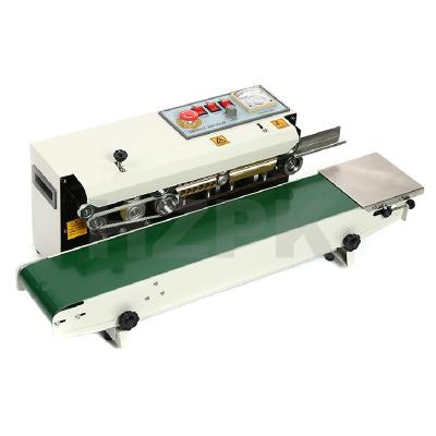 China HZPK FR-770 Food Tape Food Aluminum Foil Paper Bag Electronic Continuous Plastic Pouch Heat Sealing Machine Maker for sale