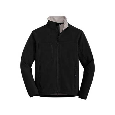 China Sustainable Single Breathable Softshell Jacket Mens Cheap Softshell Coats Recycle Fabric for sale