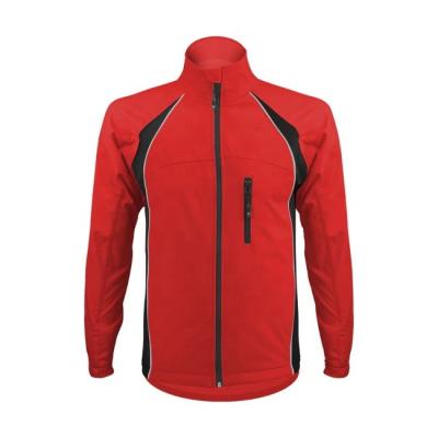 China Viable Color Blocking Softshell Fabric Fashionable Waterproof Sports Softshell Jacket Custom Logo for sale