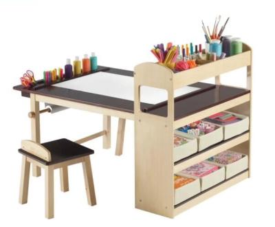 China Modern Drawing and Painting Board for Kids Preschool Toddler Wooden Study Furniture for sale