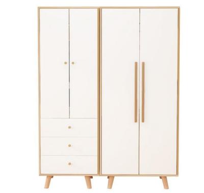 China Solid Wood White Storage Multi Purpose Wardrobe Closet Bedroom Furniture Factory Direct Sale for sale