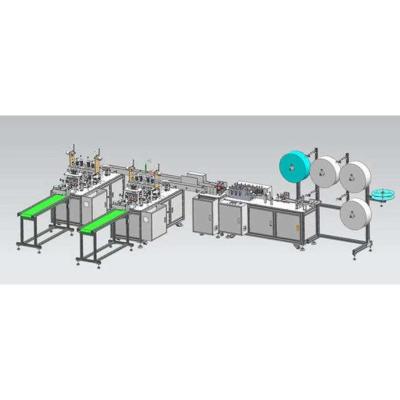 China Easy To Correct Semi Automatic Disposable Surgical Medical Face Mask Making Machine for sale