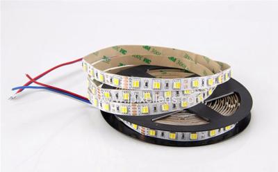 China flexibler LED Streifen 60Leds 3000K/6000K CCT 5 12V 24V in 1 Streifen SMD 5050 RGB LED zu verkaufen