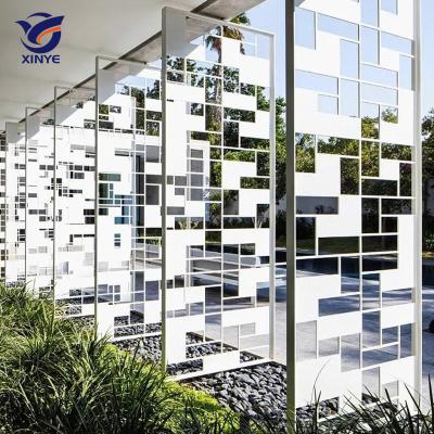 China Art Deco Laser cut stainless steel screen partition can be used for indoor and outdoor garden decoration for sale