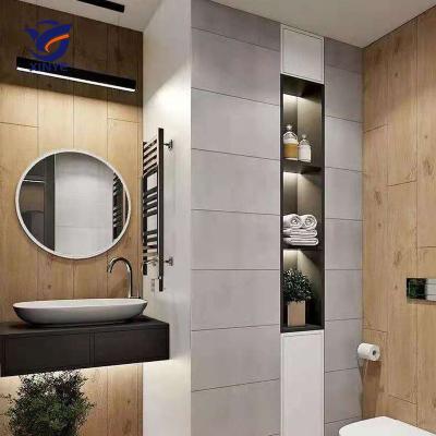 China Convertible Light Luxury Stainless Steel Wall Bathroom Storage Cabinet for sale