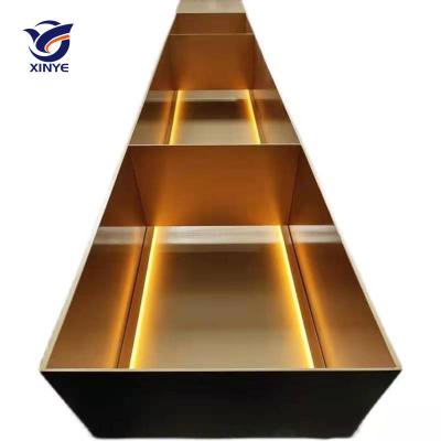 China 2023 Convertible Stainless Steel Cabinet Light Luxury Postmodern Household Hot Selling Decorative Cabinet for sale