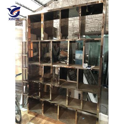 China Convertible Modern Luxury Stainless Steel Display Cabinet for sale