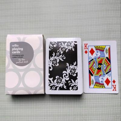 China Entertaiment Custom Conventional Playing Cards Poker Front And Back Design Manufacturers Wholesale Custom Playing Card For Retail for sale