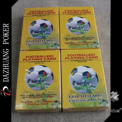 China Entertainment the footballers playing card game no. 1 for sale