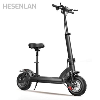 China 8 Inch Solid Tire Folding Scooter Good Battery Hesenlan 36V E-scooter Unisex DC 250W 25Km/h for sale