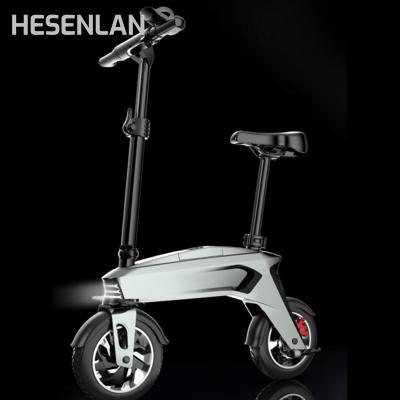 China Hesenlan 36V 7.5Ah Unisex DC 350W 25Km/h 10 Inch Pneumatic Tires Folding Scooter Battery Good E-scooter for sale