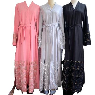 China Middle East Fashion Women's Arabic Border Abaya Cardigan Women's Robe Female Muslim Prayer Robe Middle East Wear for sale