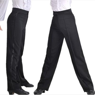 China Boys Professional Modern Ballroom Pants Boys Latin Dance Pants Colored Mens Dance Pants for sale