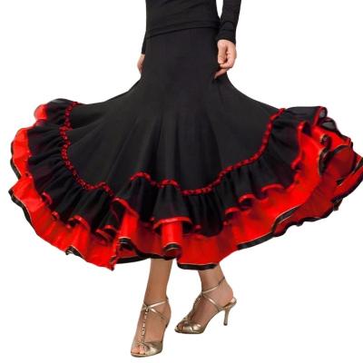 China Skirt Dancewear Ballroom Dancing Dress Standard Waltz Dress Competition Practice Standard Waltz Dress Belly Dance Latin Dress for sale