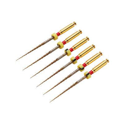 China One Shape Protaper Gold Rotary Files , Nickel Titanium Rotary File Dental for sale