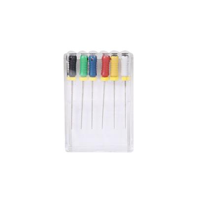 China Root Canal Hand K  Files Assorted , RCT Files Dental With Silicone Pad Handle for sale