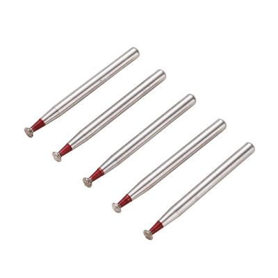 China Red Fine Series Dental Diamond Burs , Wide Variety Shape Diamond Grinding Burrs for sale