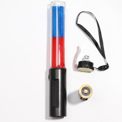 China ABS Bule LED Red Green Flashing Light Rechargeable Magnetic Traffic Wand for sale