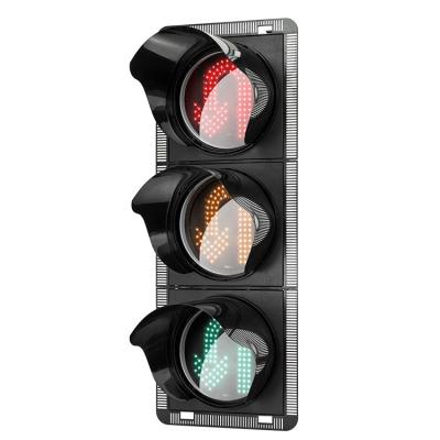 China Traffic Safety Led Warning Light U-turn Smart Control Traffic Light 400mm 300mm Mobile Traffic Light Led Traffic Light for sale