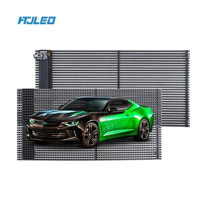 China Factory Price Fixed Outdoor Glass Curtain HD Transparent TV LED Display Screen Panel Advertising LED Screen for sale