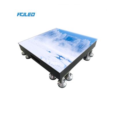 China HTJLED P5.2 Magnetic Dance Floor LED Display Indoor Outdoor 3D LED Dance Floor Interactive Screen for sale