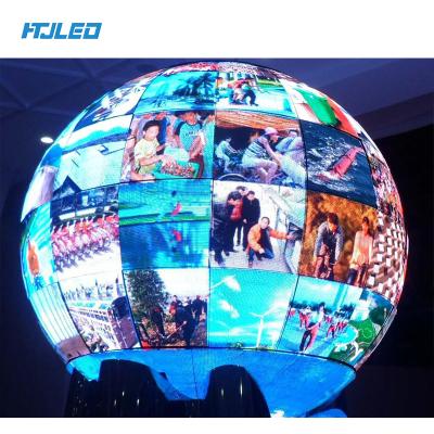 China Creative Plan Screen Advertising Factory Customized HD Full Color Ball Shape LED Advertising Screen Show LED Globe Display Screen for sale