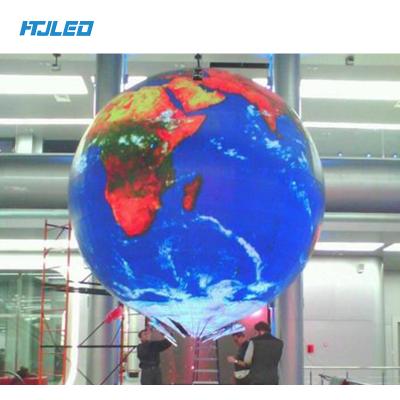 China Plan Creative Advertising Screen Round Sphere Soft Custom Full Color LED Display Screen Ball LED Billboard Display Price for sale