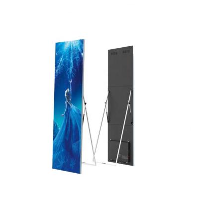 China Creative HD LED Mirror Advertising Screen P2.5mm Digital Mobile Billboard Indoor Mirror Digital Poster LED Screen for sale