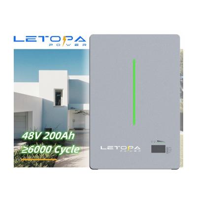 China Letopa Powerwall 48v 200ah 10kwh Lifepo4 Home Battery Solar Energy Storage Ess Lifepo4 Smart Battery PW48200A for sale