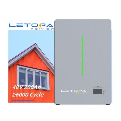 China Letopa Smart Solar Energy Storage Battery 48v 5kwh 10kwh 100ah 200ah Home PowerWall Battery Lifepo4 Wall Mounted Lithium Battery PW48200A for sale