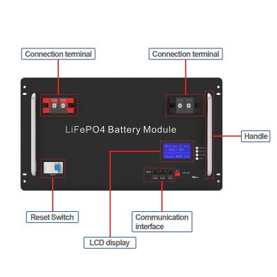 China Letopa YY48100HR commercial and industrial energy storage batteries solar power storage system lifepo4 battery 48v 100ah YY48100HR for sale