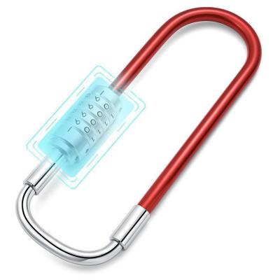 China U Shaped Lock Glass Shop Password High Security Combination Padlock Office Door Password Lock for sale