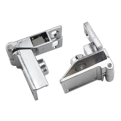 China Zinc Alloy Easy Installation Glass Door Hinge Hole Free Glass Cupboard Hinge Clip Hinge Wine Glass Hinge for sale