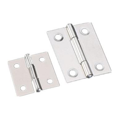 China Easy Installation Stainless Steel Hinge Small 1 Inch 1.5 Inch Multi-Specification Cabinet Door Hinge Household Door And Window Silent Hinge for sale