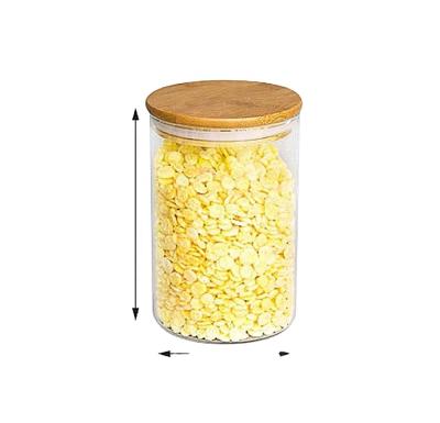 China Freshness Preservation Wholesale Air Tight Food Cookie Candy Glass Storage Container Jar for sale